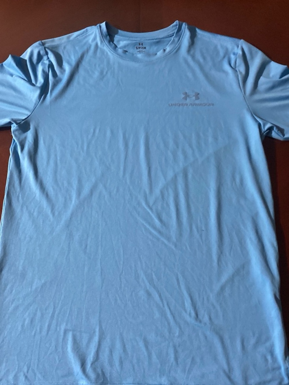 Blue Under Armour Rush Football Shirt - Energized Performance Training/Gameday